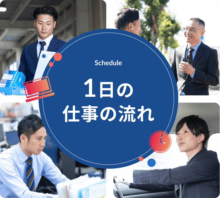 1日の仕事の流れ